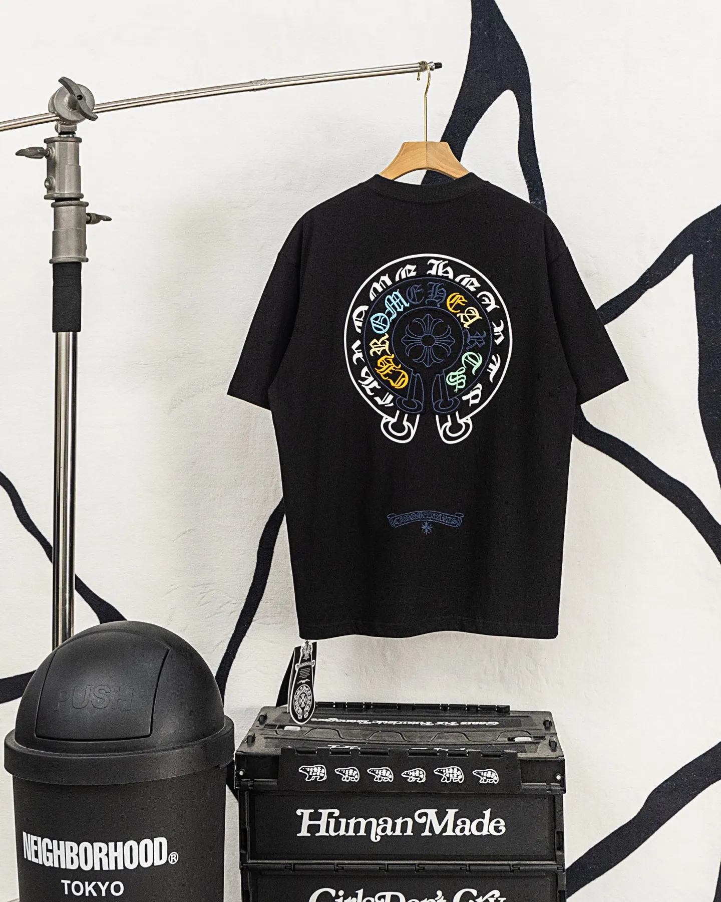 ：H 10 Chrome Hearts CH Black 2026 Authentic 0 Quality os 0 : Sizes: S M L XL